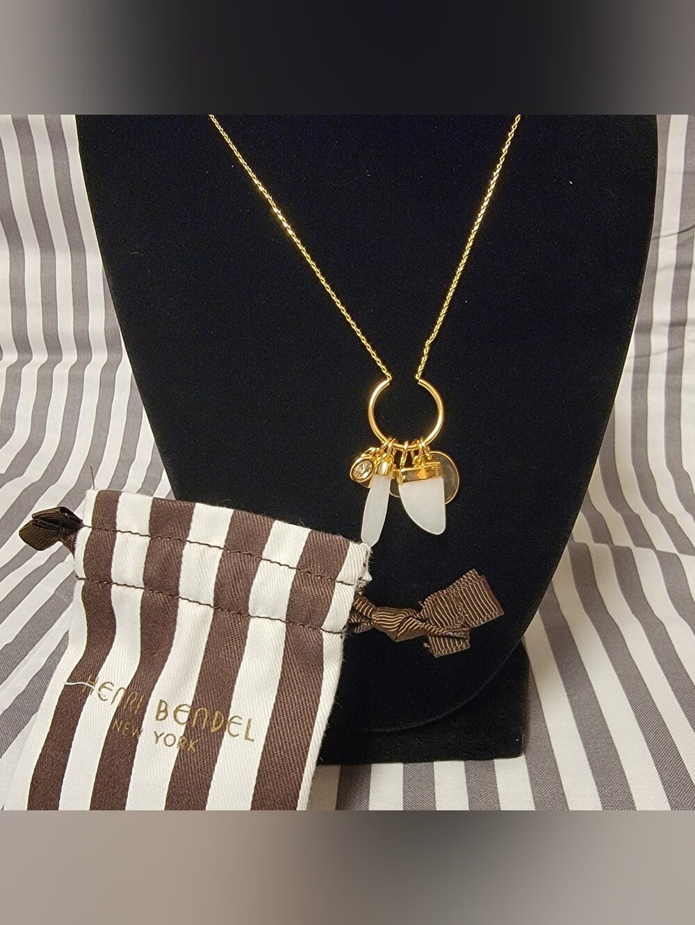 HENRI BENDEL Signature Charm Necklace